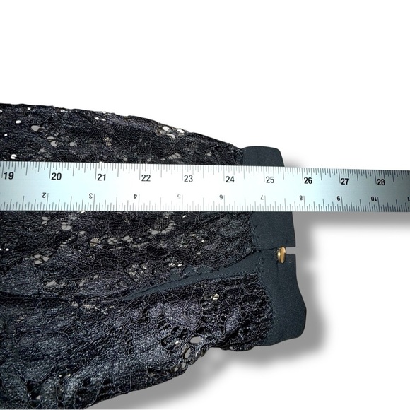 CITY CHIC Mysterious Lace Top - Black Plus 20 (L) - Picture 15 of 16